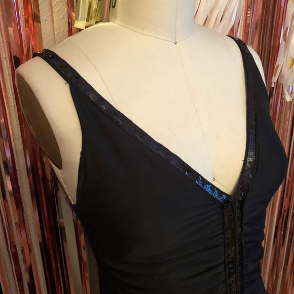 Black Sequin Gown - Picture 3 of 7